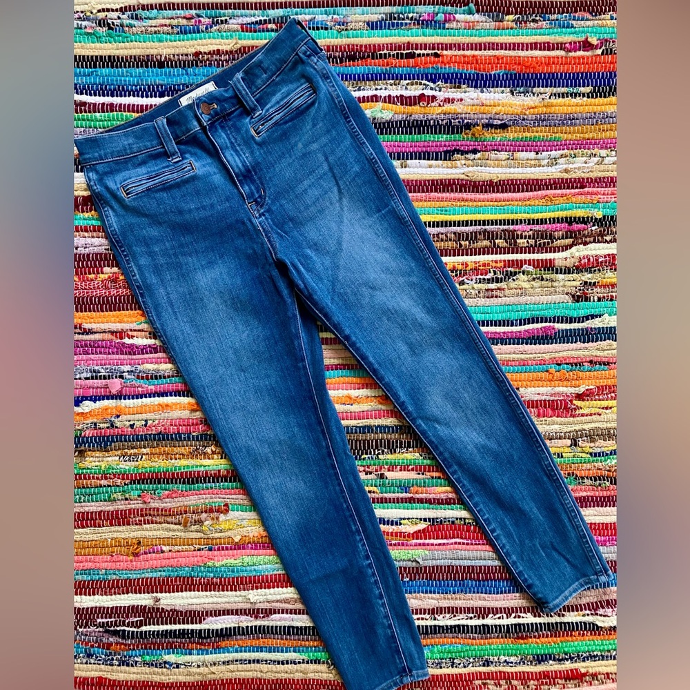 Madewell ~ Roadtripper Jeggings zipper pockets
